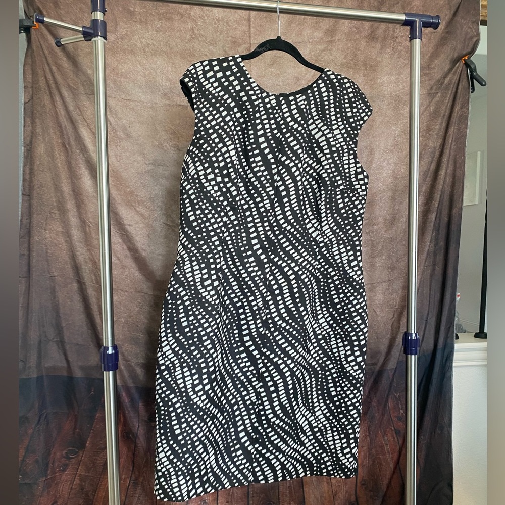 Anne Klein Black and White Business Dress